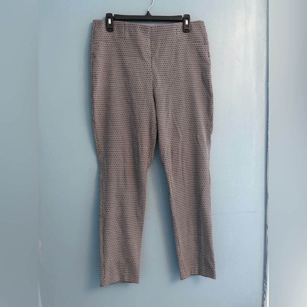 Chico's Black and White Patterned Pants